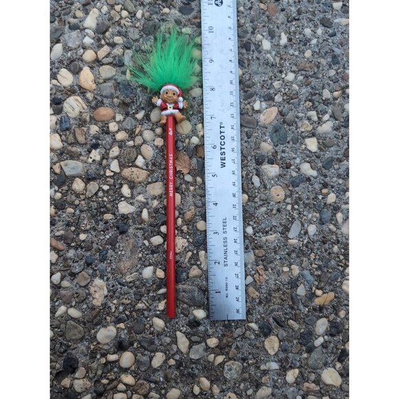 Vintage Retro Russ Red Father Merry Christmas Troll Santa Pencil Unused Russ - Picture 8 of 10